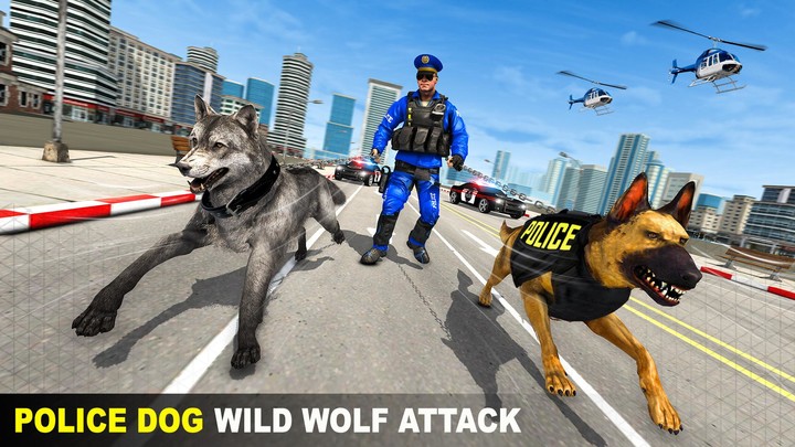 Police Dog VS Wild Wolf Attack screenshot image 18_Popularmodapk.com