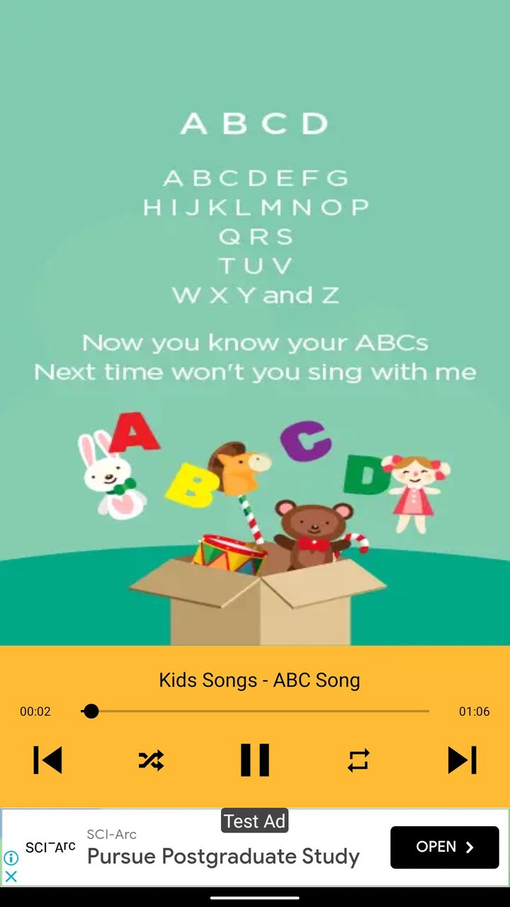 Kids Songs Nursery Rhymes screenshot image 3_Popularmodapk.com