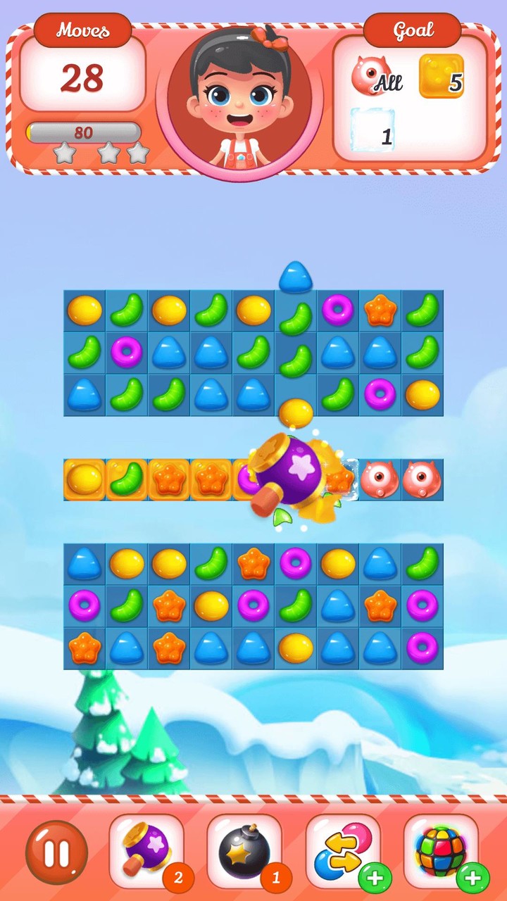 CandyRush - Match 3 Game screenshot image 3_Popularmodapk.com
