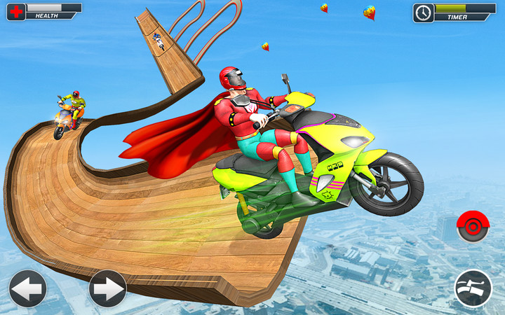 Superhero Bike Scooter Stunts screenshot image 6_Popularmodapk.com