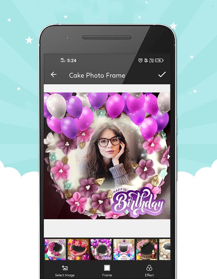Birthday Cake Photo Frame screenshot image 9_Popularmodapk.com