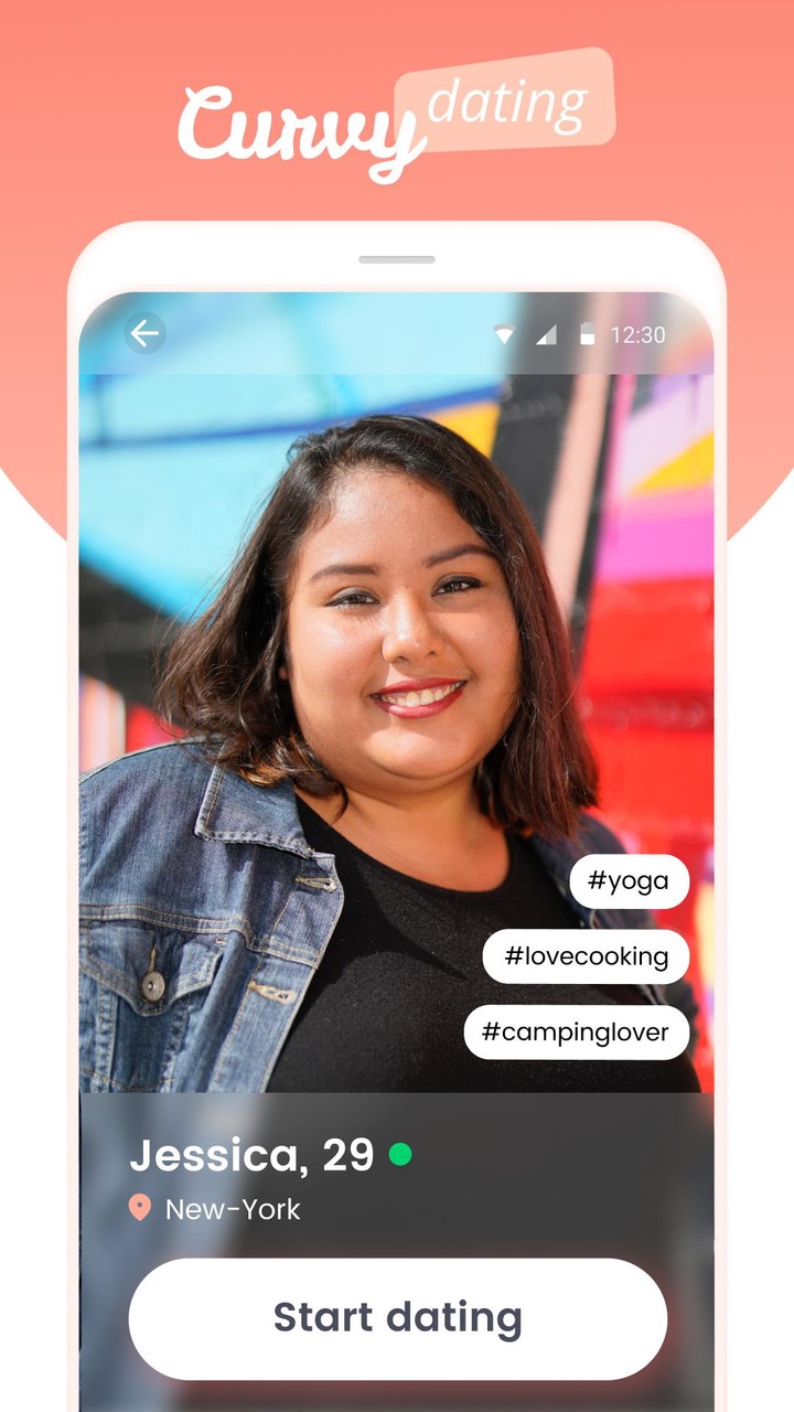 Curvy Singles Dating screenshot image 1_Popularmodapk.com