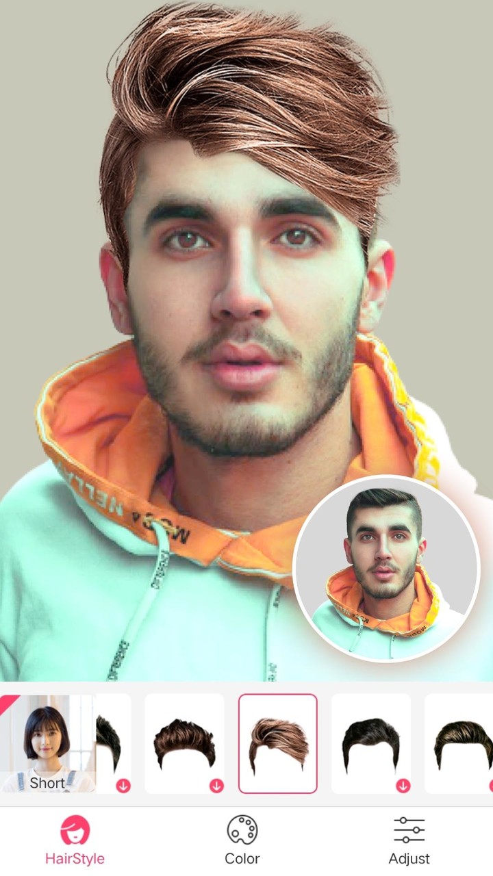 Hairstyle Changer - HairStyle screenshot image 4_Popularmodapk.com