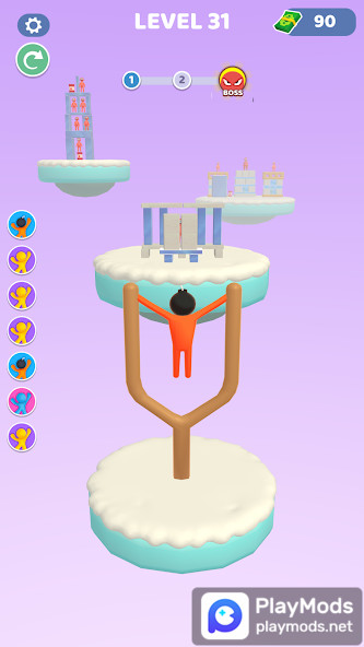 Human Slingshot<span>(No Ads)</span> screenshot image 1_Popularmodapk.com