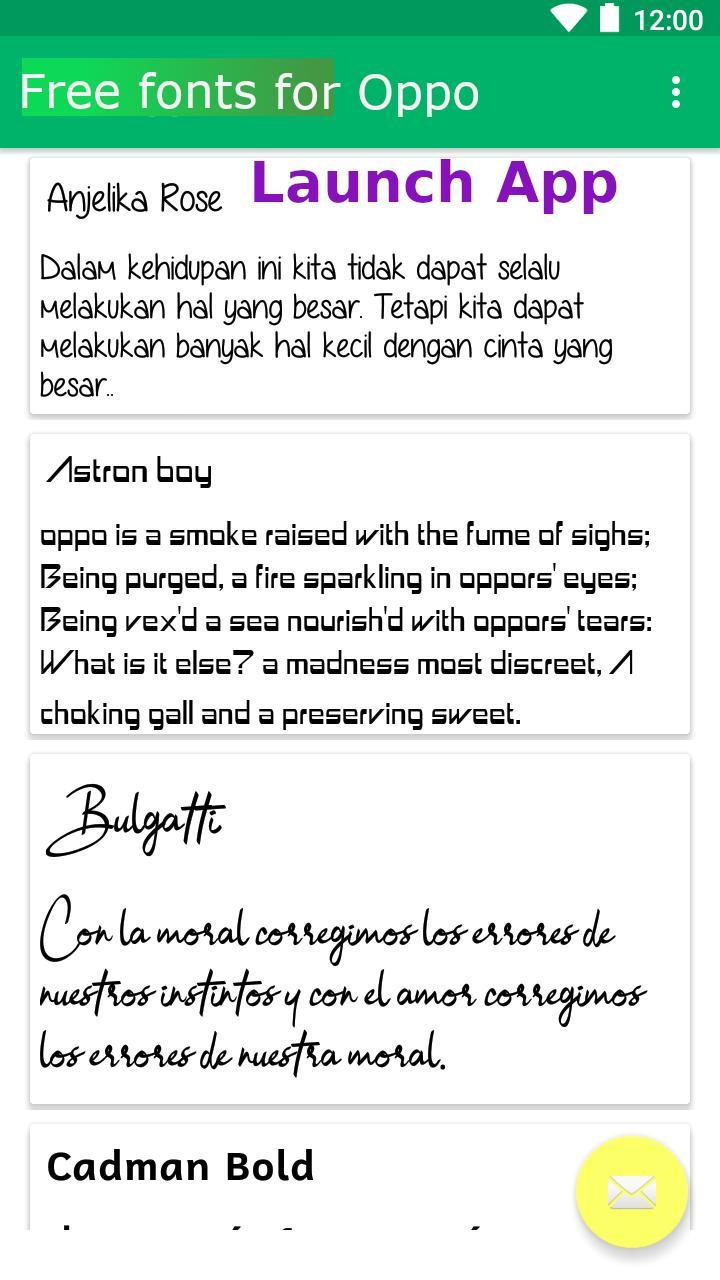 Free Fonts for OPPO screenshot image 1_Popularmodapk.com