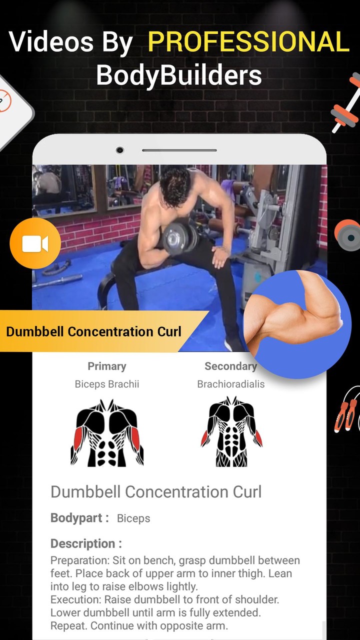 Pro Gym Workout (Gym Workouts & Fitness) screenshot image 5_Popularmodapk.com
