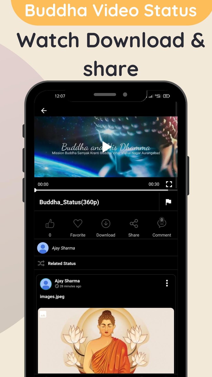 Buddha: Video Status screenshot image 5_Popularmodapk.com