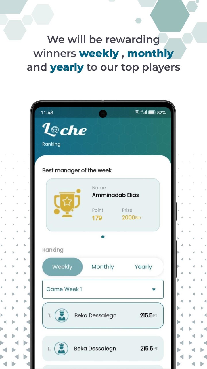 Loche Fantasy Football screenshot image 4_Popularmodapk.com