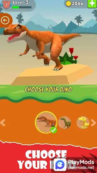 Dinosaur attack simulator 3D<span>(Remove ads)</span> screenshot image 2_Popularmodapk.com