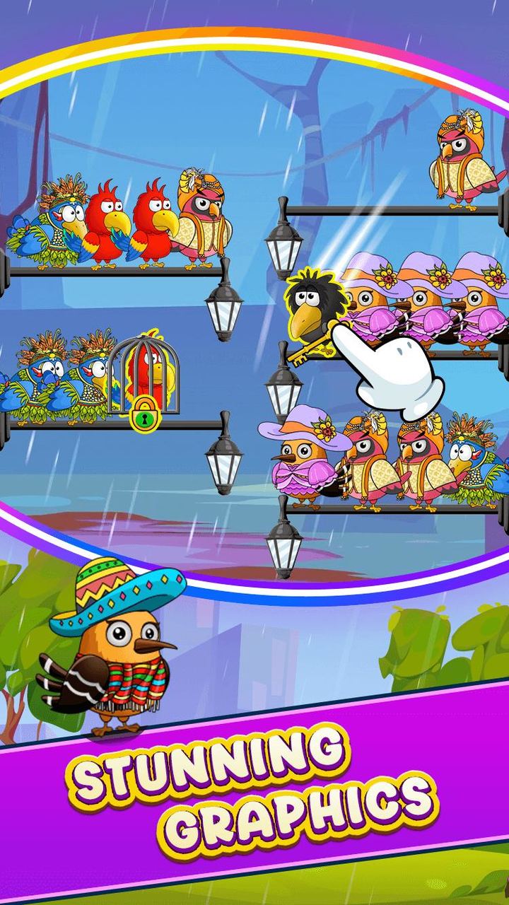 Bird Sort Color Puzzle 2 screenshot image 4_Popularmodapk.com