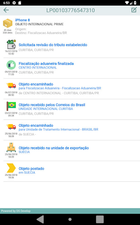 Rastreio Fácil (rastreamento correios) screenshot image 19_Popularmodapk.com