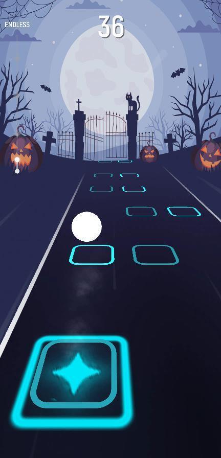 Tiles Hop: Wednesday Addams screenshot image 3_Popularmodapk.com