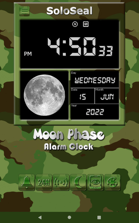 Moon Phase Alarm Clock screenshot image 4_Popularmodapk.com