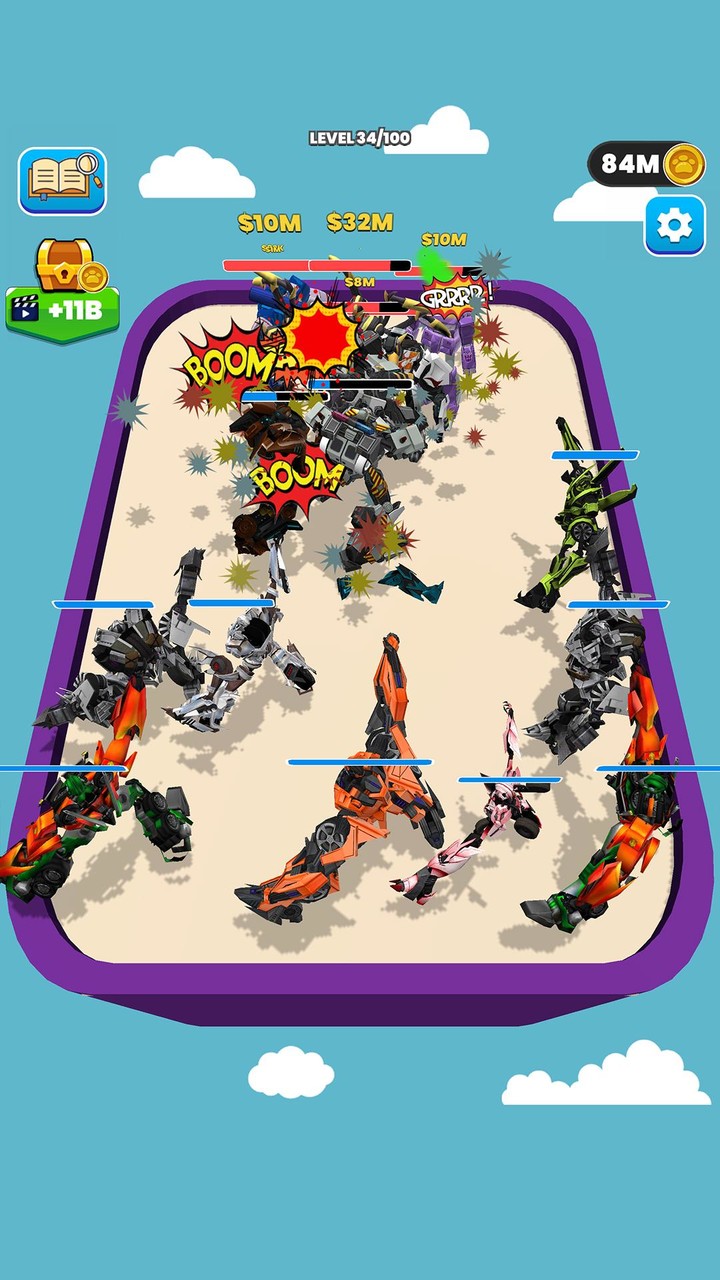 Merge Master: Robot Action Car screenshot image 1_Popularmodapk.com