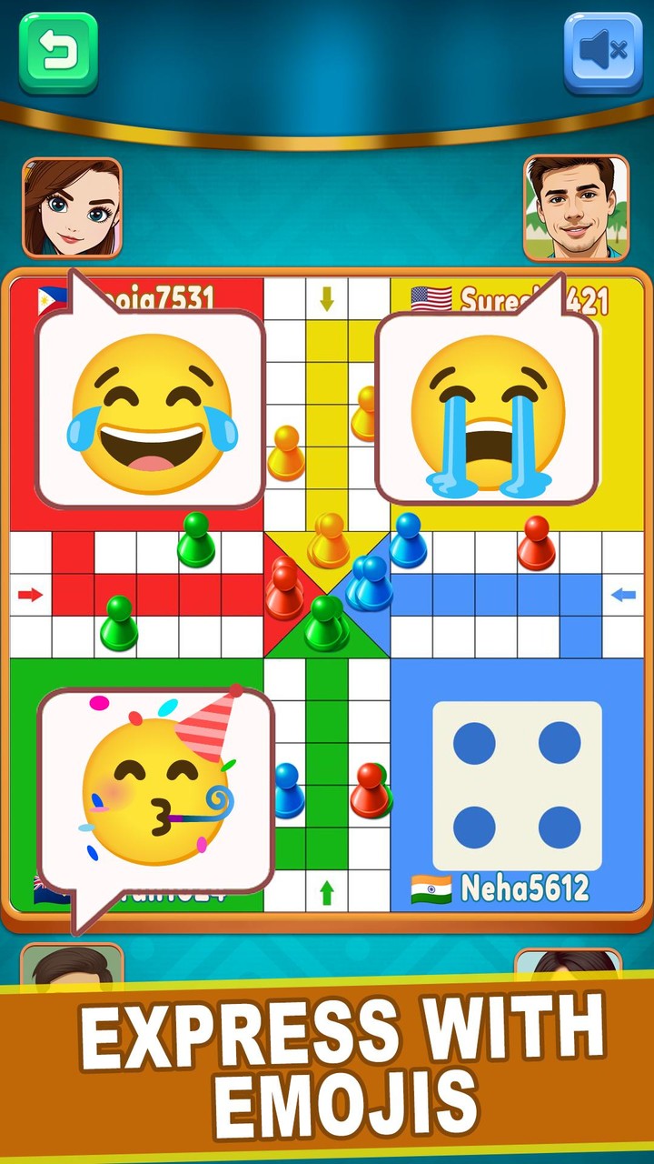 Ludo Gem - Multiplayer Online screenshot image 2_Popularmodapk.com