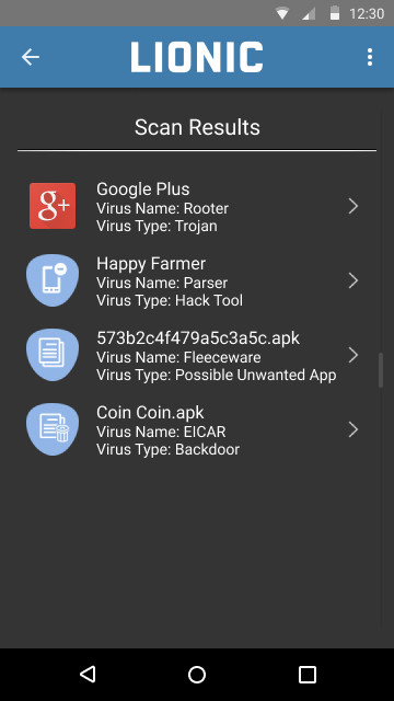 Lionic Antivirus Lite screenshot image 3_Popularmodapk.com