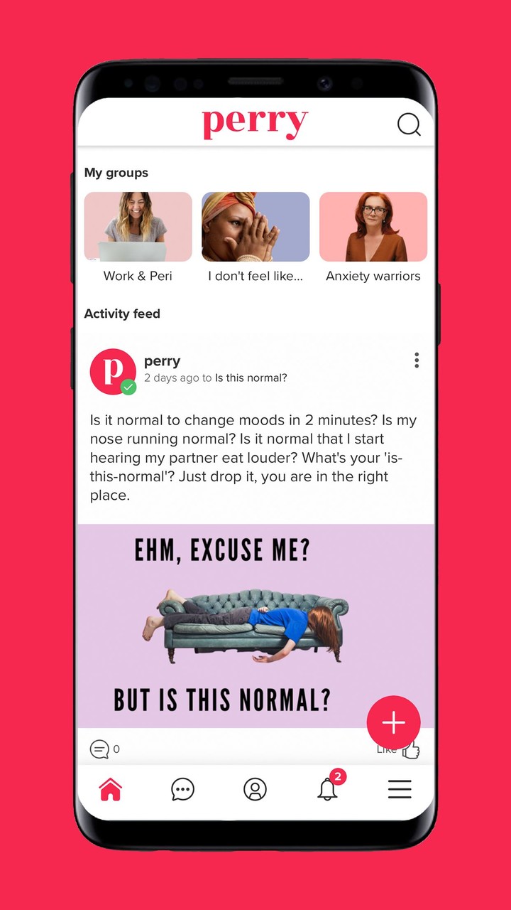 perry: Perimenopause Community screenshot image 1_Popularmodapk.com