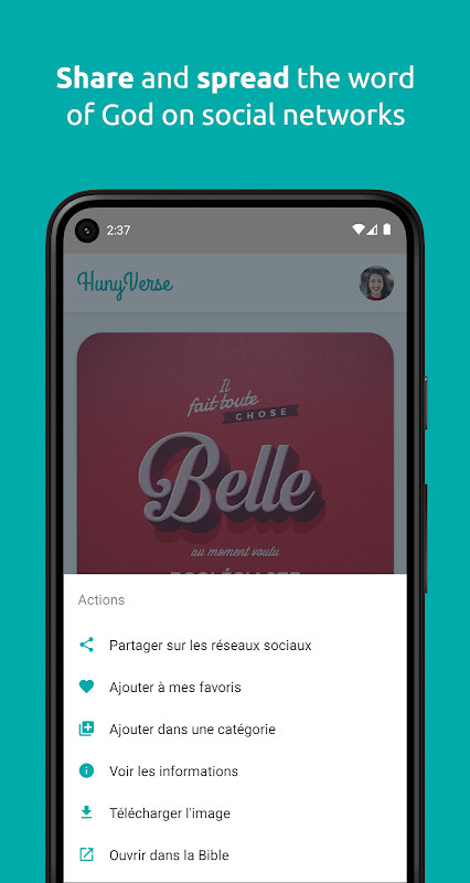 HunyVerse - Share Bible verses screenshot image 5_Popularmodapk.com