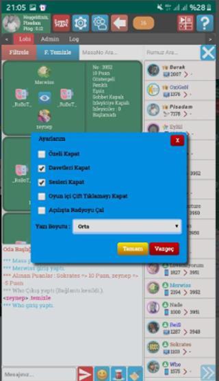 Sohbet Okey - Mobil Okey Oyna screenshot image 4_Popularmodapk.com