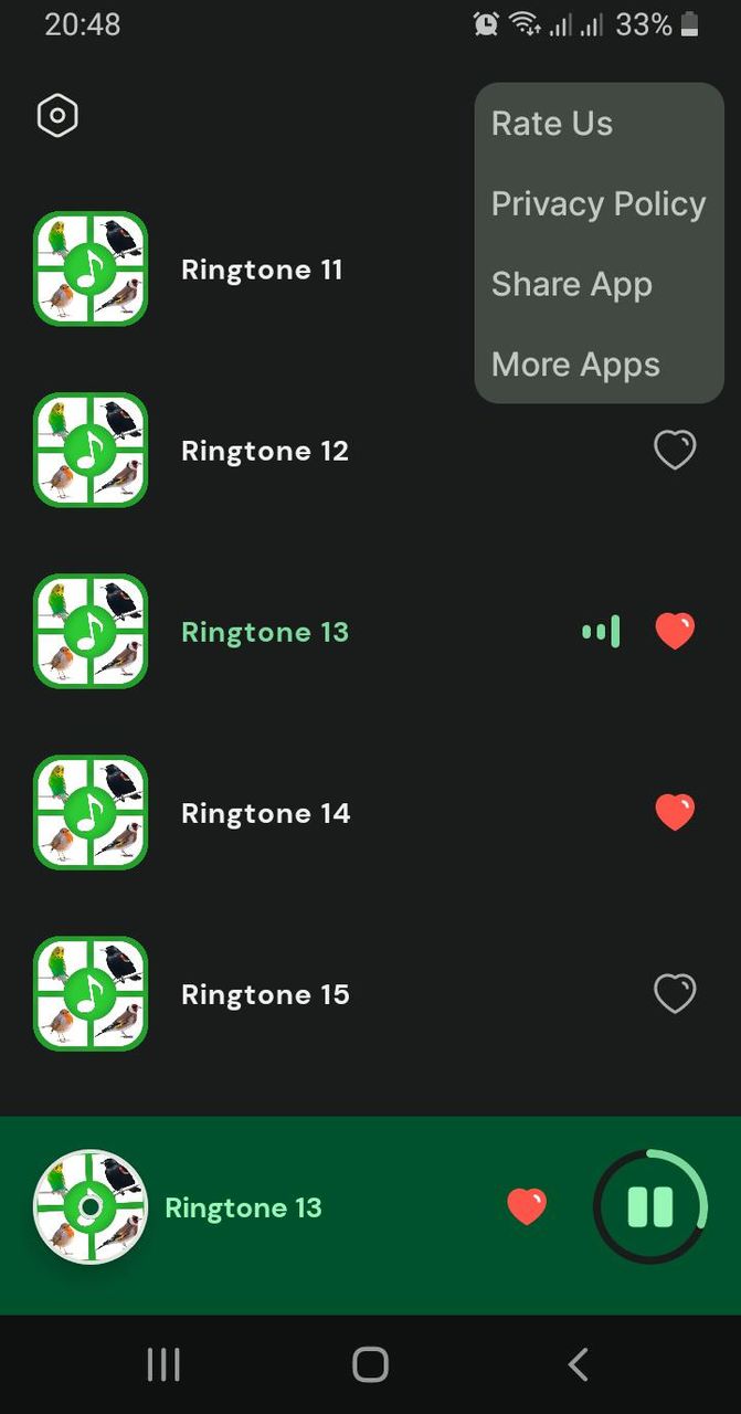 Birds Sounds And Ringtones screenshot image 5_Popularmodapk.com
