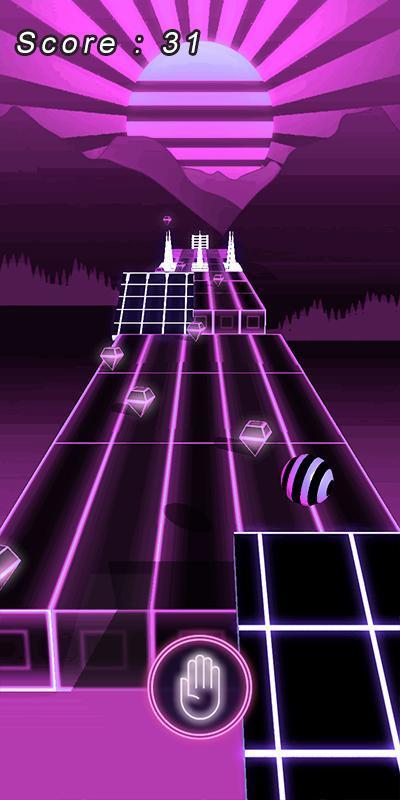 Neon Rolling Ball screenshot image 3_Popularmodapk.com