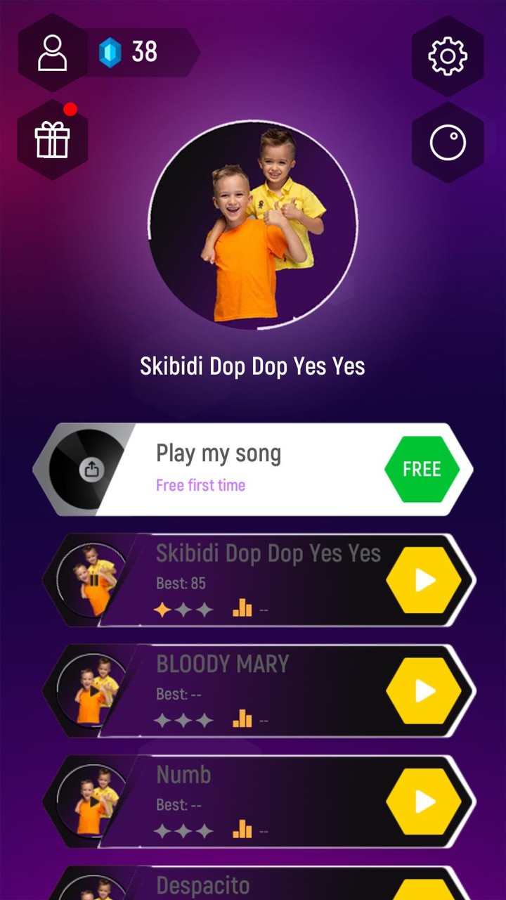 Vlad and Niki Tiles Hop screenshot image 2_Popularmodapk.com