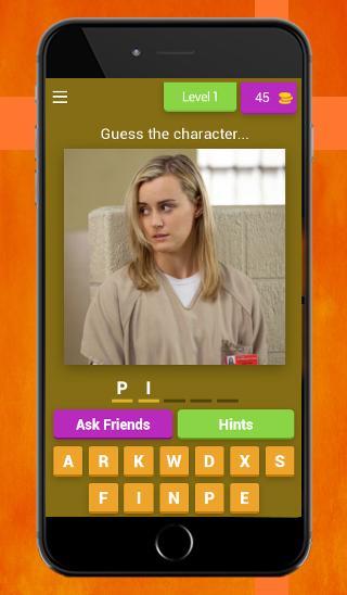 Orange is the new black - QUIZ screenshot image 2_Popularmodapk.com