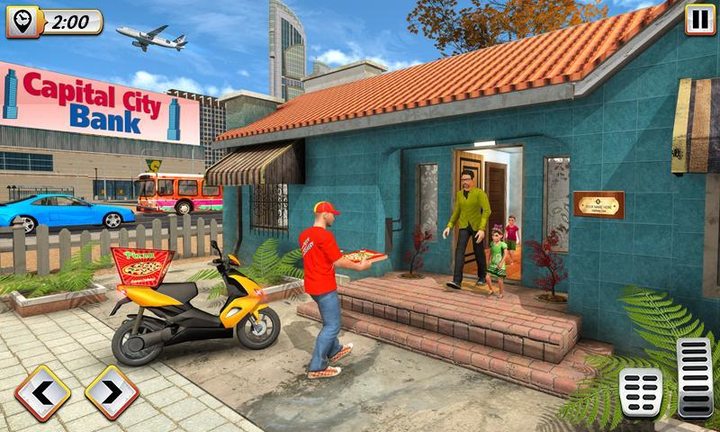 Pizza Delivery Boy Bike Games screenshot image 3_Popularmodapk.com