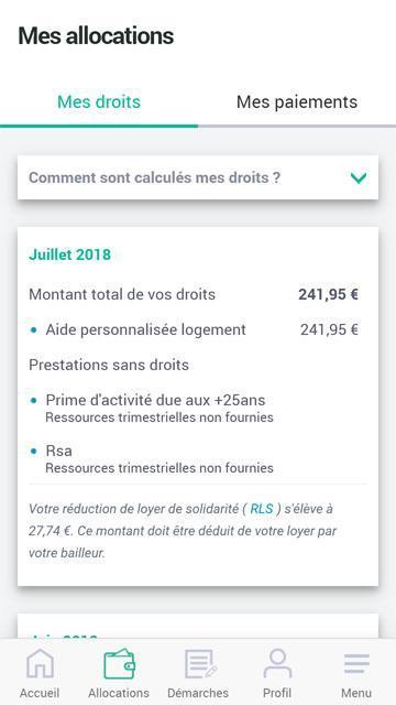 Caf - Mon Compte screenshot image 6_Popularmodapk.com
