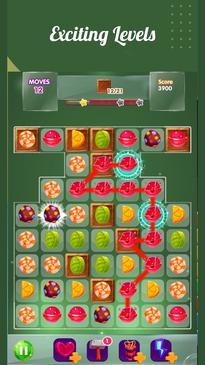 Match Candy 2D : Candy Connect screenshot image 2_Popularmodapk.com