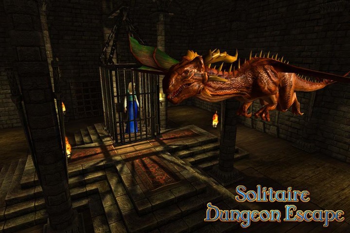 Solitaire Dungeon Escape screenshot image 2_Popularmodapk.com
