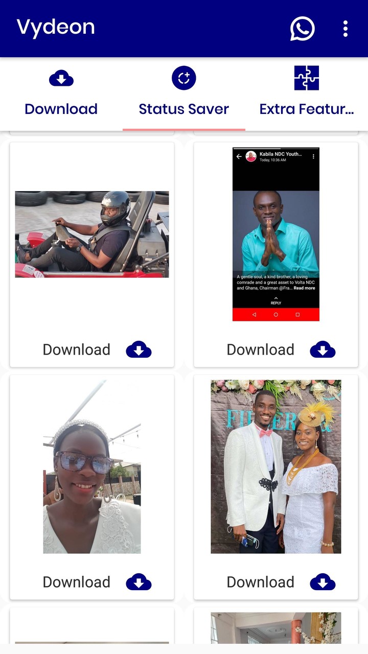 Vydeon-Story & Status Saver screenshot image 3_Popularmodapk.com