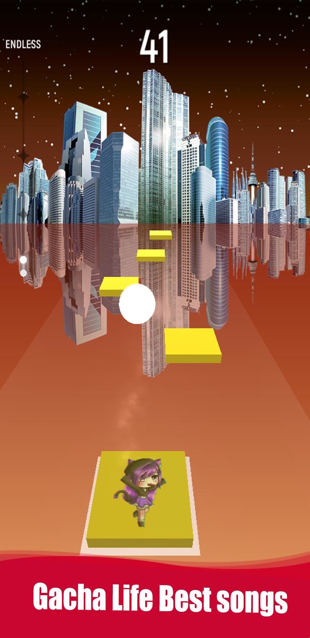 Gacha Life Cute Mod Tiles Hop screenshot image 3_Popularmodapk.com