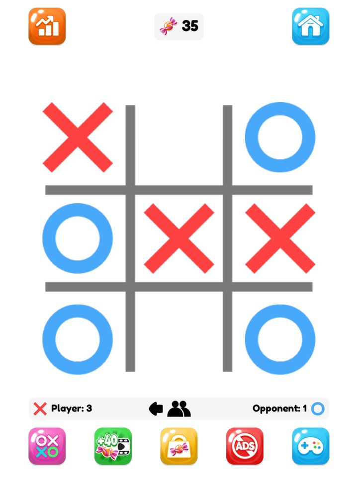 Tic Tac Toe: Classic XOXO Game screenshot image 23_Popularmodapk.com