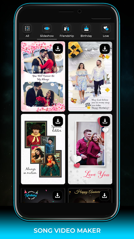 Song Video Maker - Photo Video Maker screenshot image 6_Popularmodapk.com
