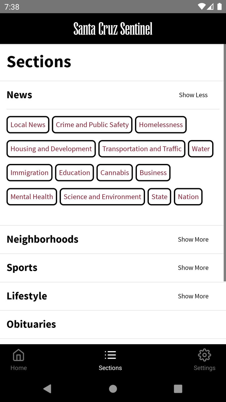 Santa Cruz Sentinel screenshot image 3_Popularmodapk.com
