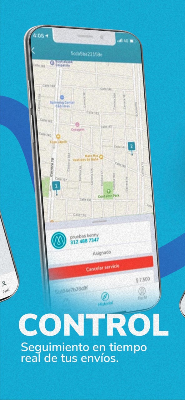 Mensajeros Urbanos Cliente screenshot image 3_Popularmodapk.com