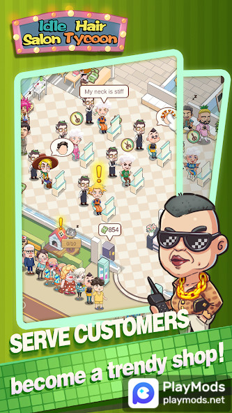 Idle Hair Salon Tycoon<span>(Unlimited Resources)</span> screenshot image 4_Popularmodapk.com