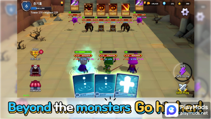 Wonder Spire : Idle TCG<span>(unlimited money)</span> screenshot image 3_Popularmodapk.com