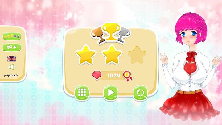 BRICKS BREAKER : Manga girls screenshot image 2_Popularmodapk.com