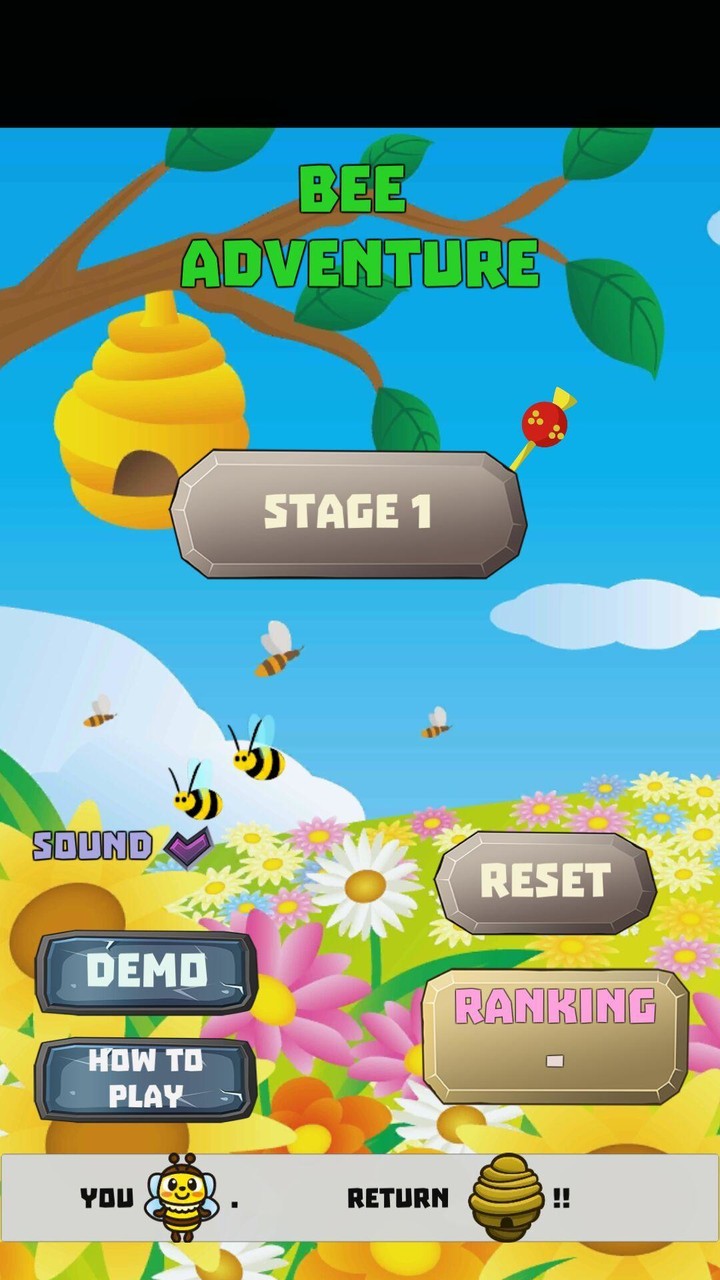 Bee Flower Puzzle Adventure screenshot image 1_Popularmodapk.com