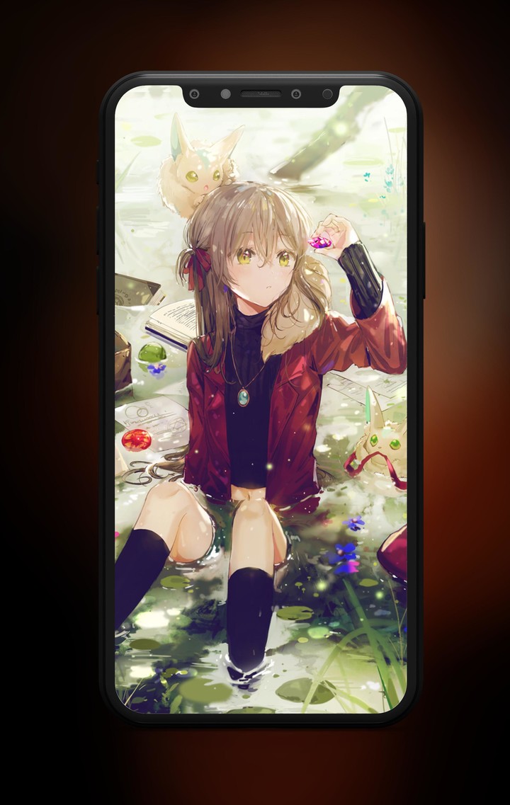 Anime Wallpaper Girl Rain screenshot image 3_Popularmodapk.com