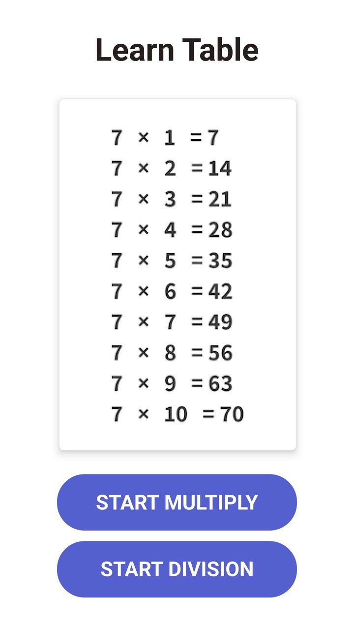 Times Table - Math Puzzles screenshot image 1_Popularmodapk.com