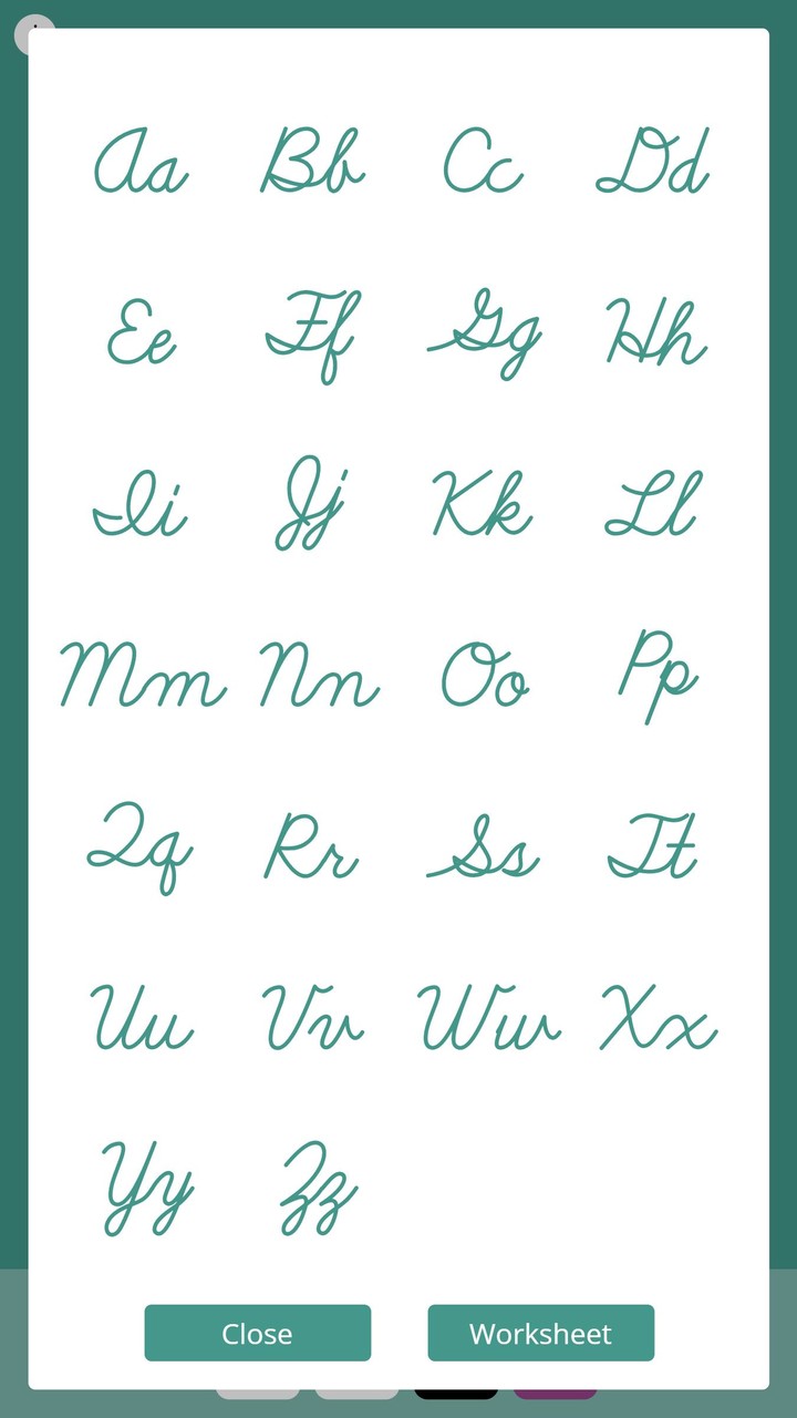 Learn Cursive Writing screenshot image 13_Popularmodapk.com