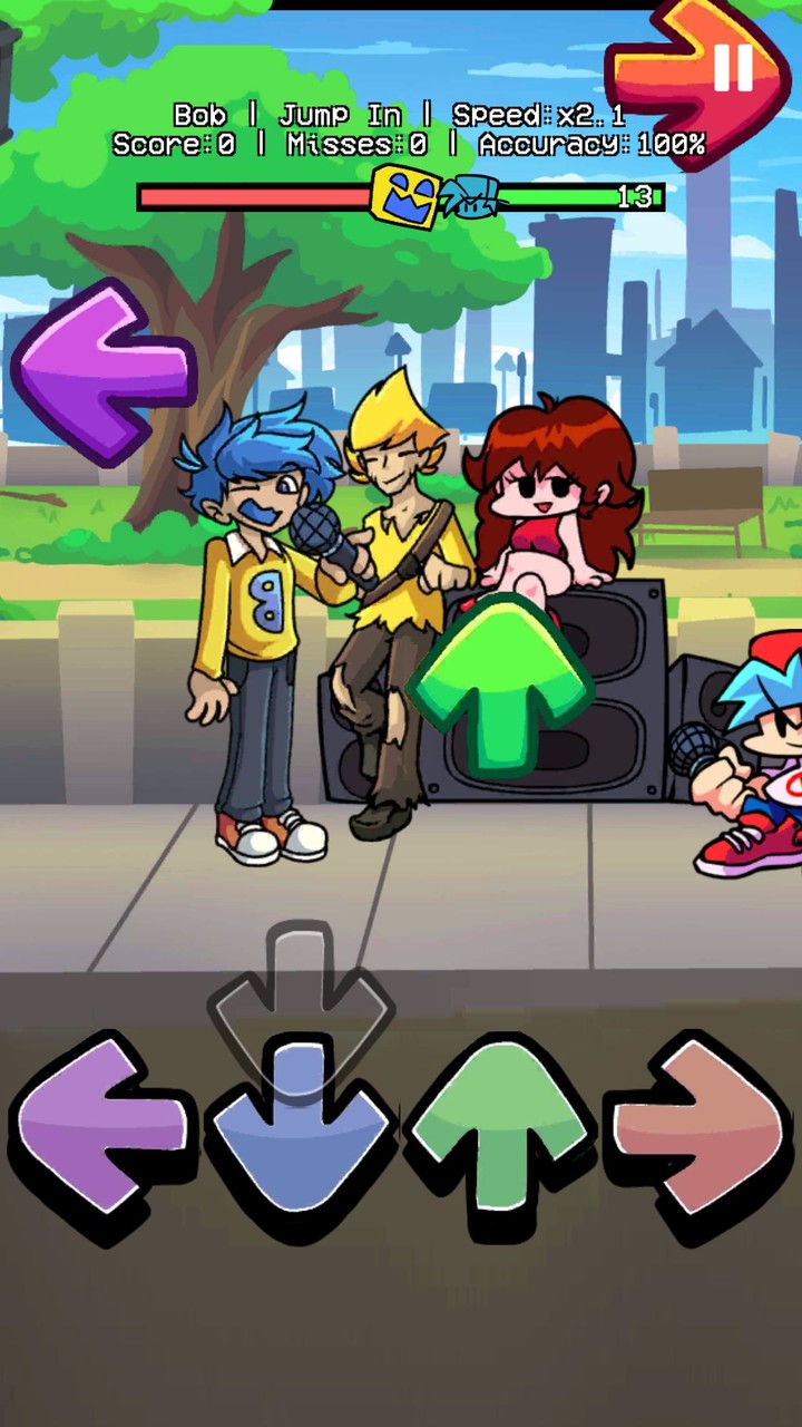 Bob and Bosip mod - FNF battle screenshot image 1_Popularmodapk.com