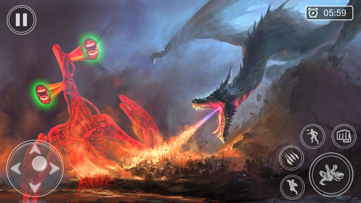 Siren Head Godzilla Fight 3D screenshot image 5_Popularmodapk.com