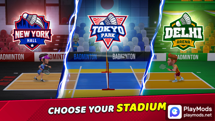 Badminton Clash 3D<span>(No Ads Free Rewards)</span> screenshot image 4_Popularmodapk.com