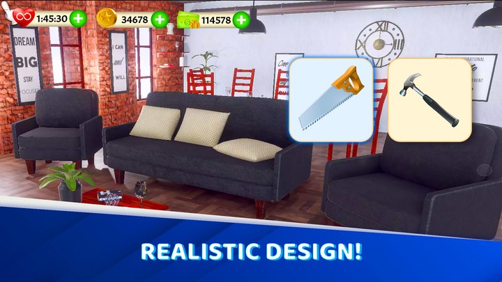 Home Designer: Decor & Match 3 screenshot image 1_Popularmodapk.com