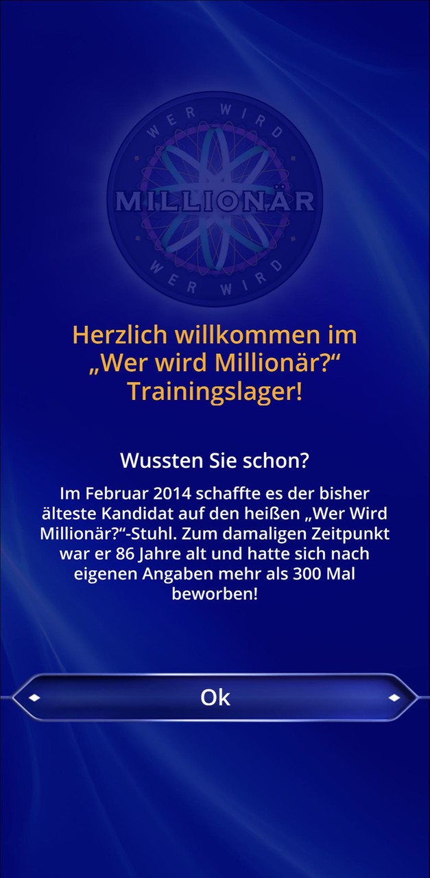 Wer wird Millionär? Training screenshot image 1_Popularmodapk.com