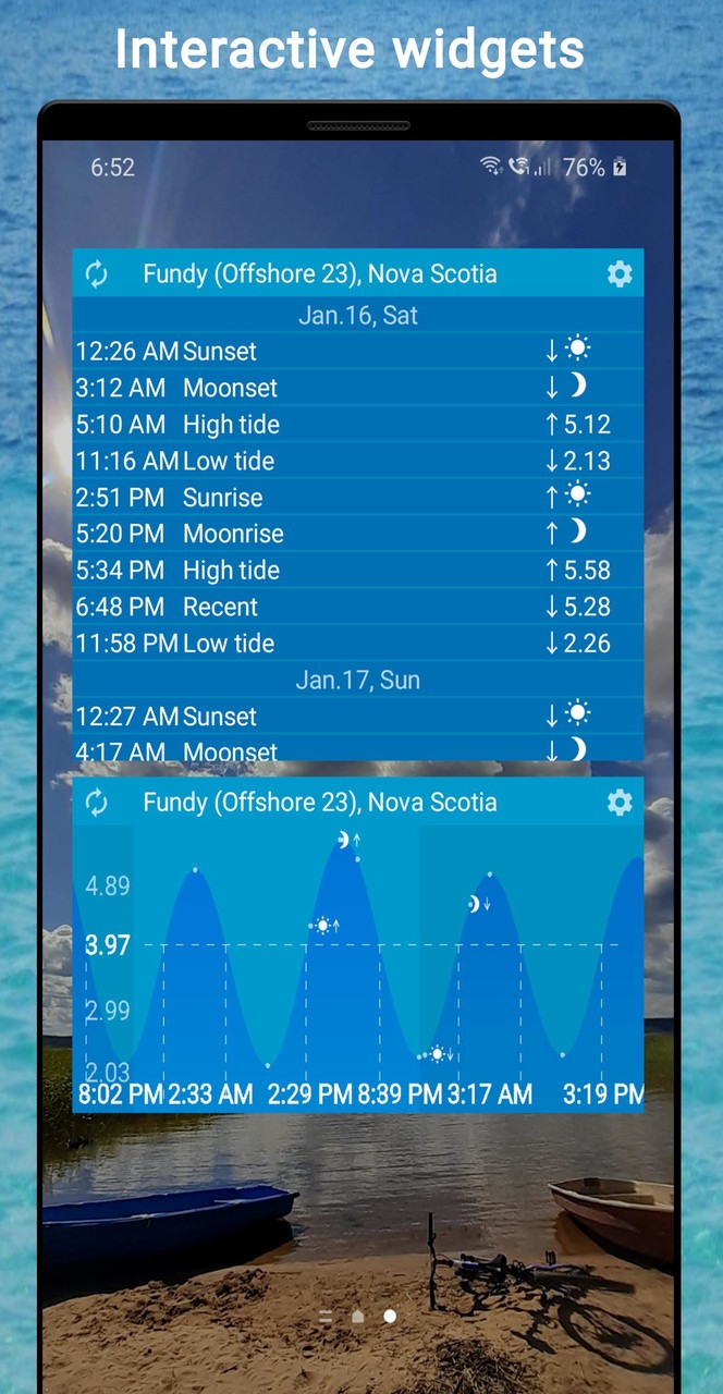 Tides app & widget - eTide HDF screenshot image 1_Popularmodapk.com